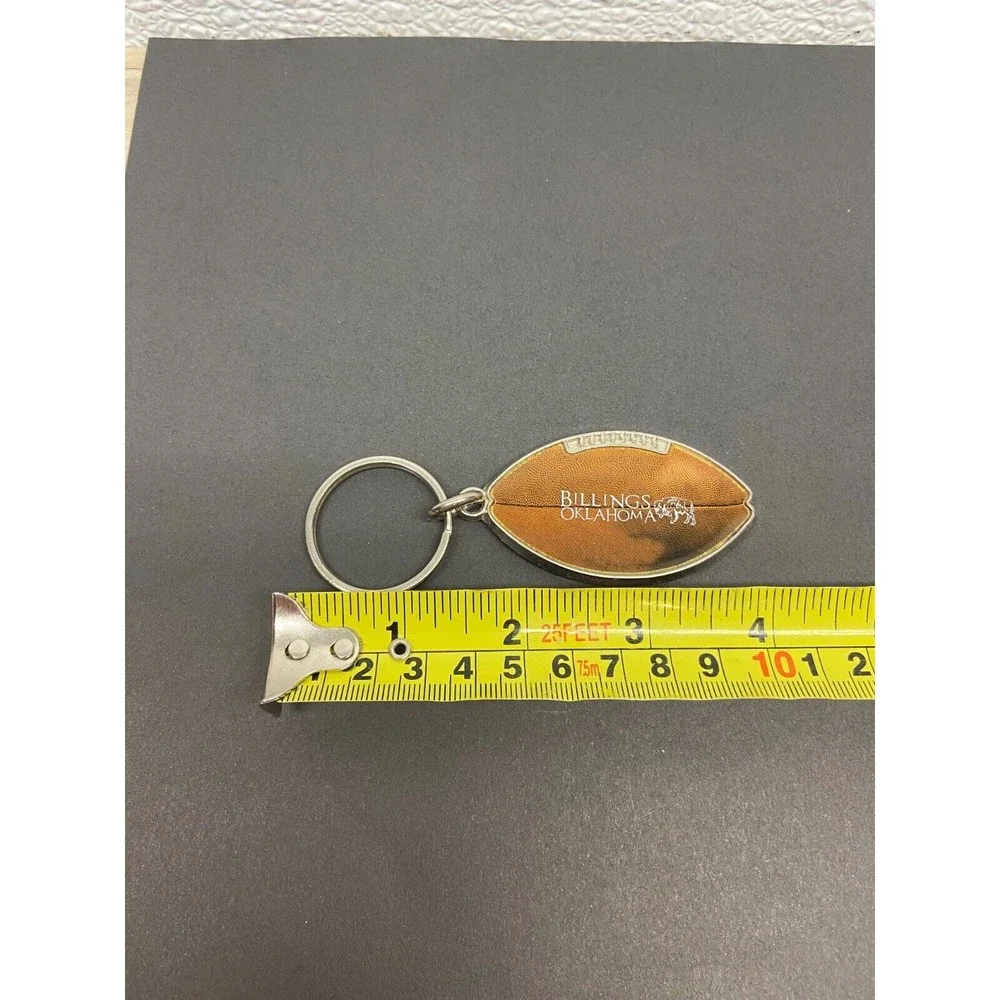 Vintage Billings Oklahoma Metal Keychain Souvenir